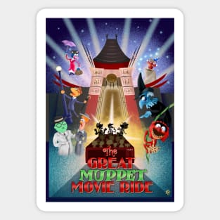 The Great Muppet Movie Ride Sticker